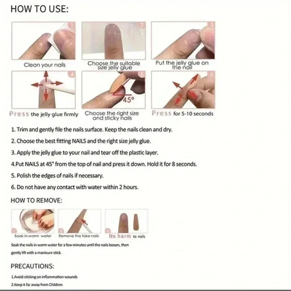 ✨Glossy Black Ombre Acrylic Nails - Picture 5 of 5